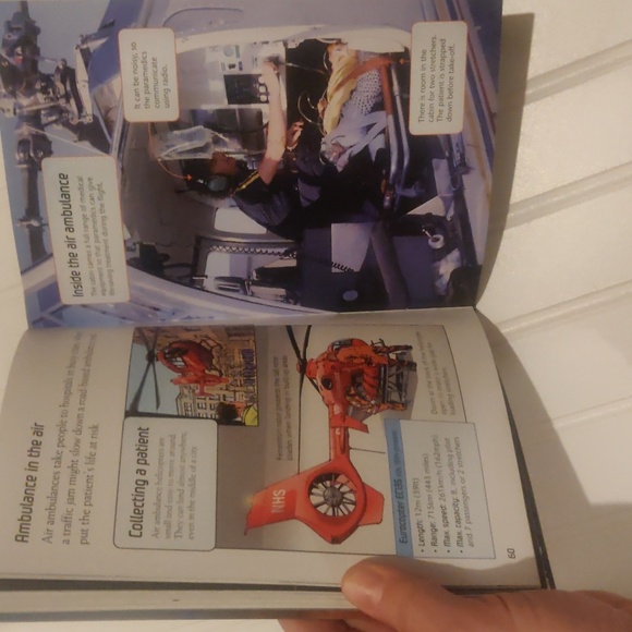 Usborne Kids Flexibound Book About Helicopters - Picture 5 of 8